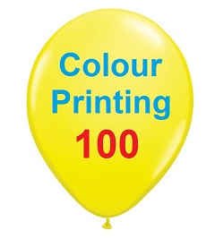 [100 pieces] Balloon Logo Printing 2 Colour